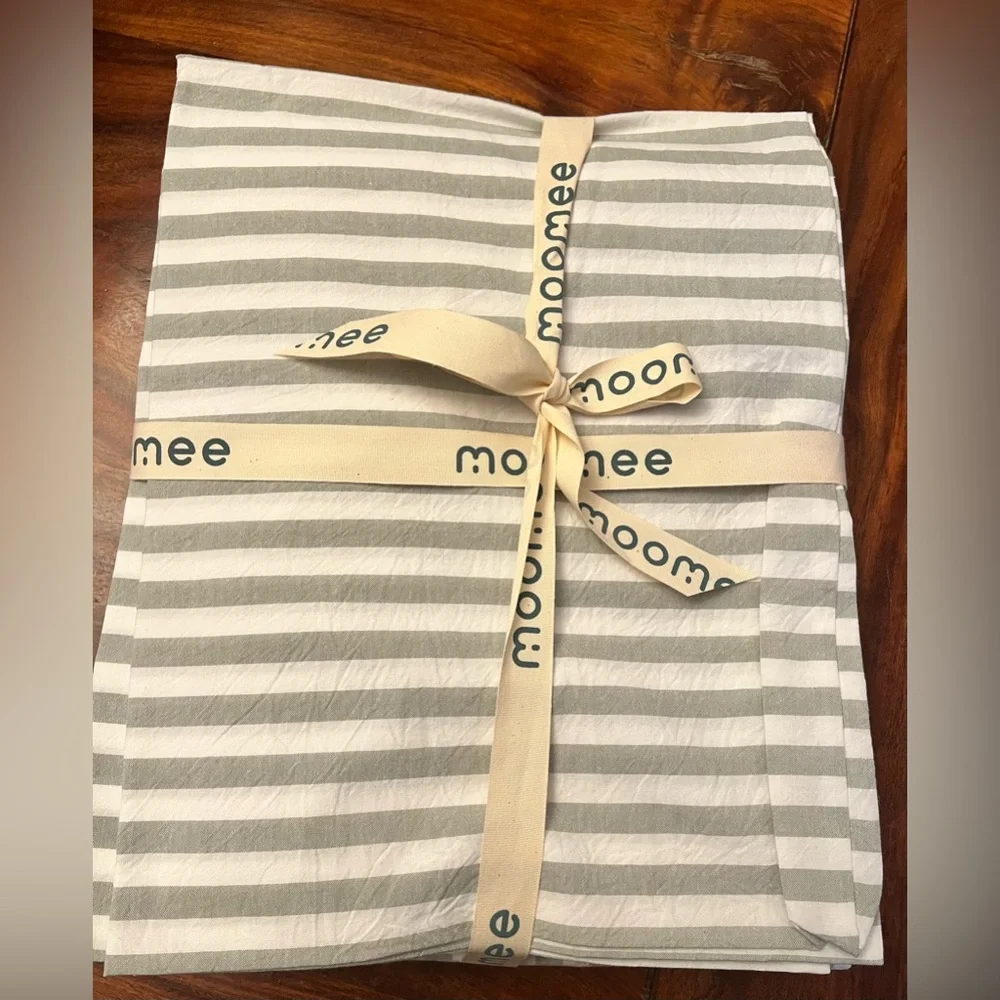 MooMee Striped Duvet Cover Set